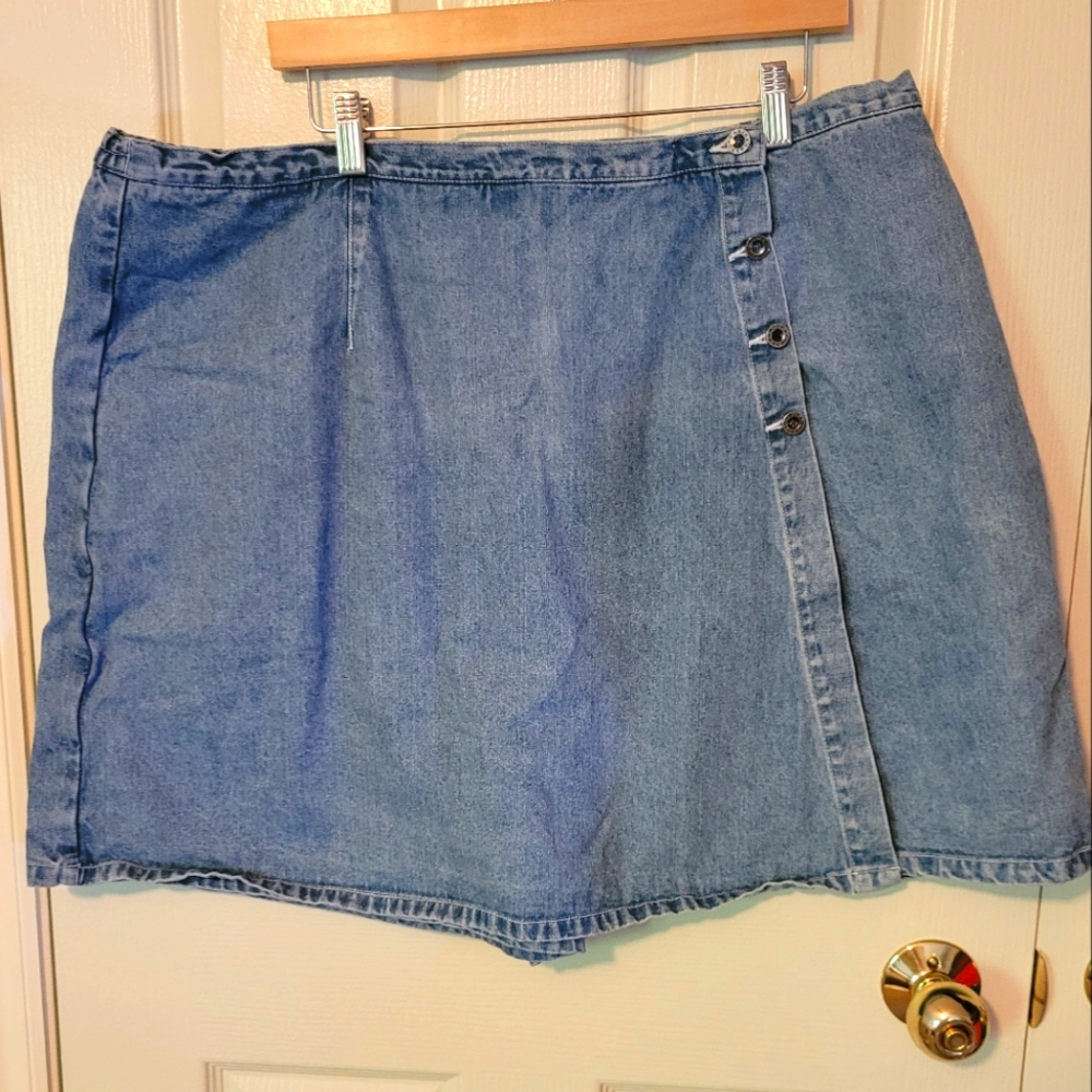 Vintage 3X Cabin Creek Blue Jean Skort